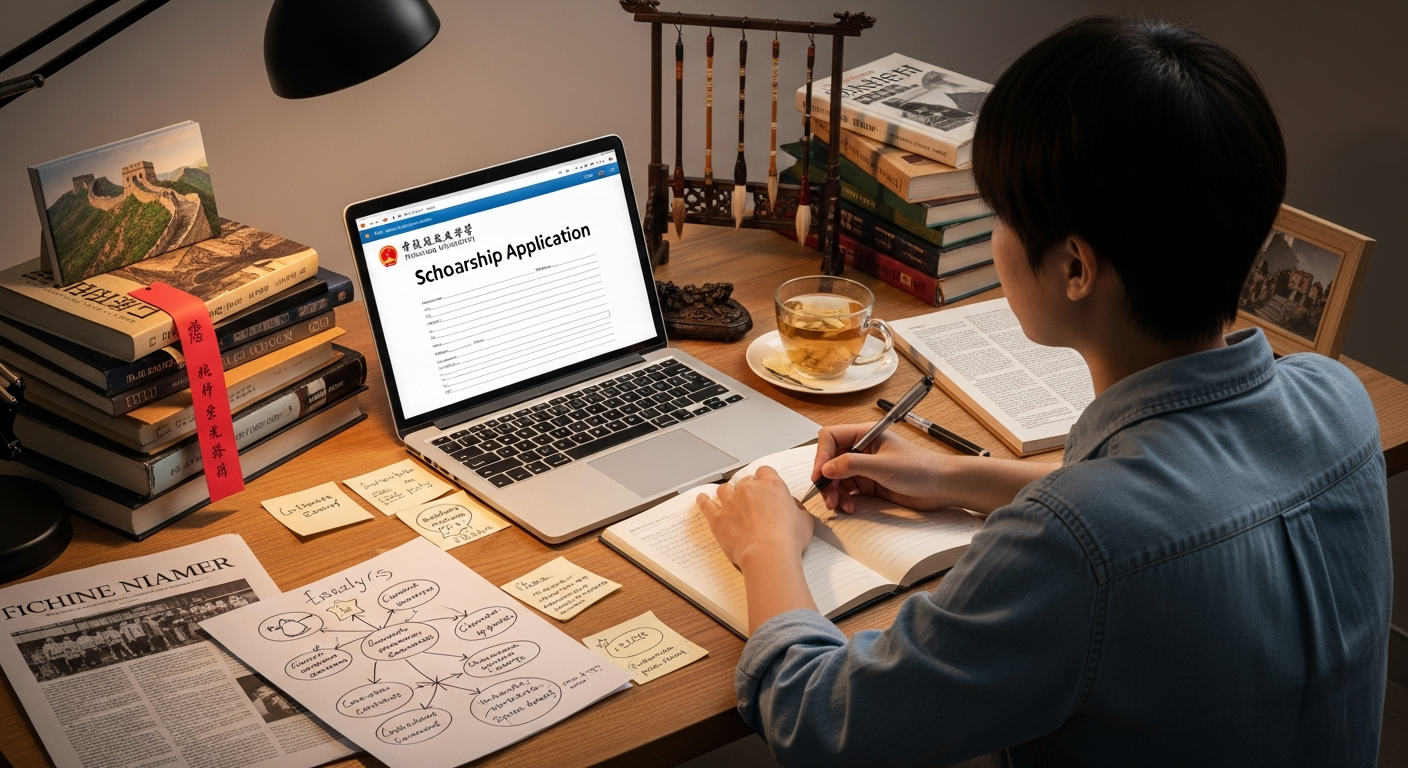 cách làm hồ sơ học bổng Trung Quốc