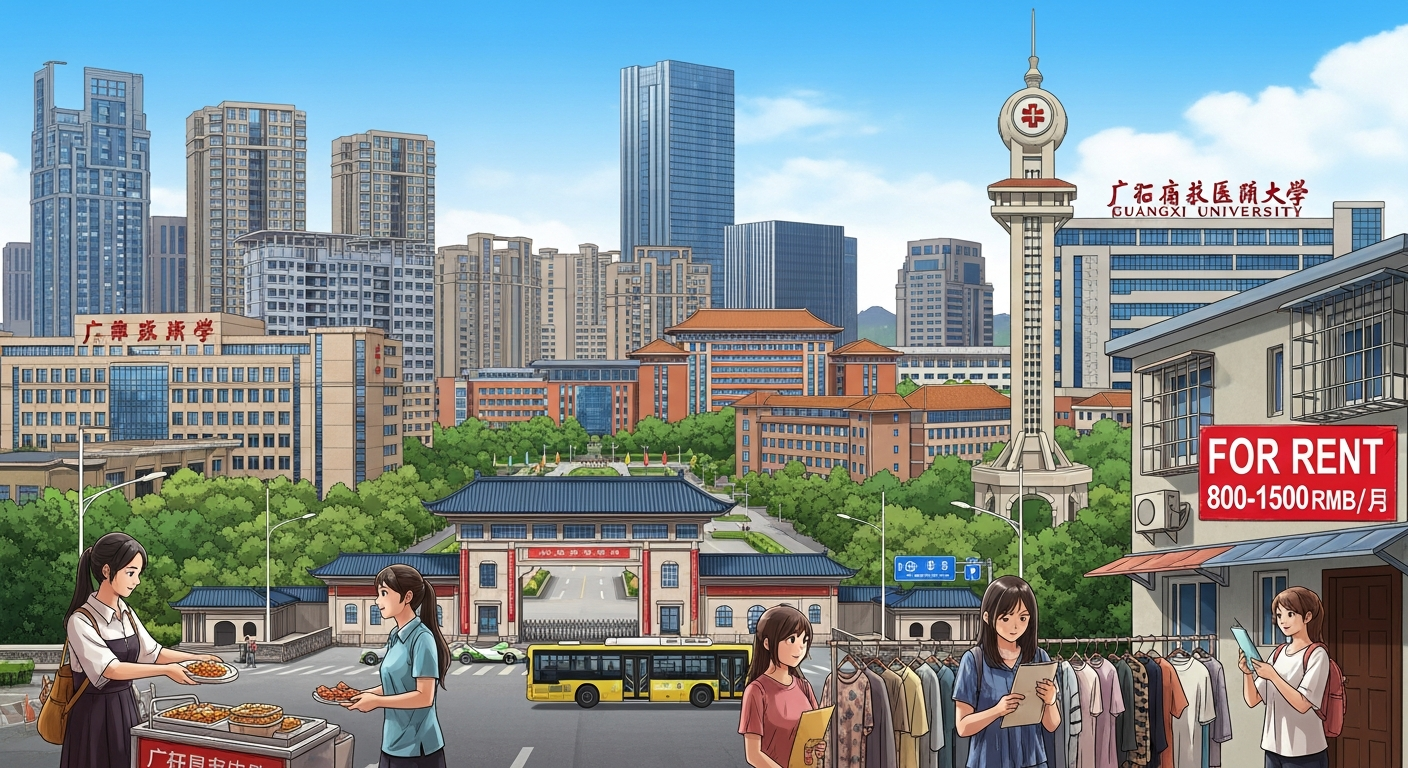 chi phí du học tại Nam Ninh