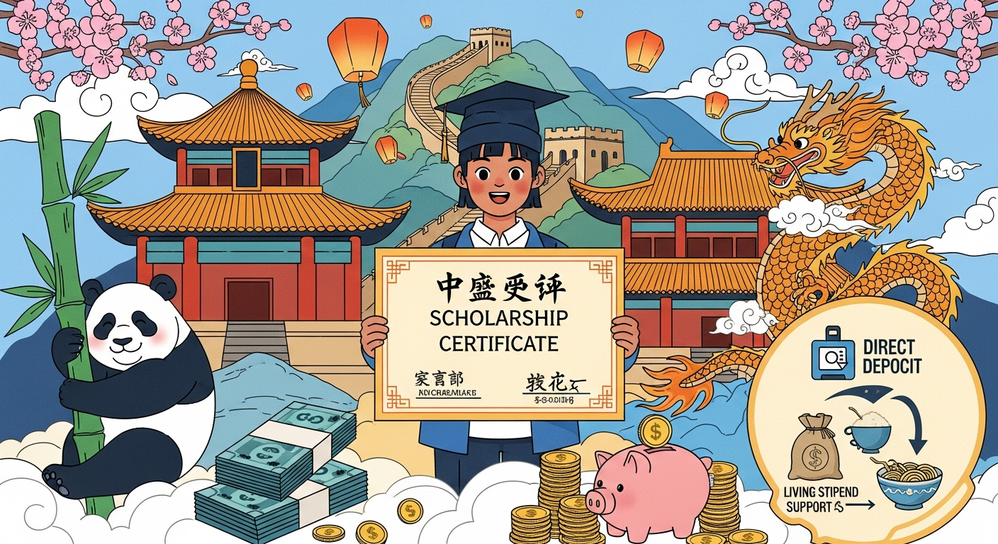 học bổng du học Trung Quốc có hỗ trợ sinh hoạt