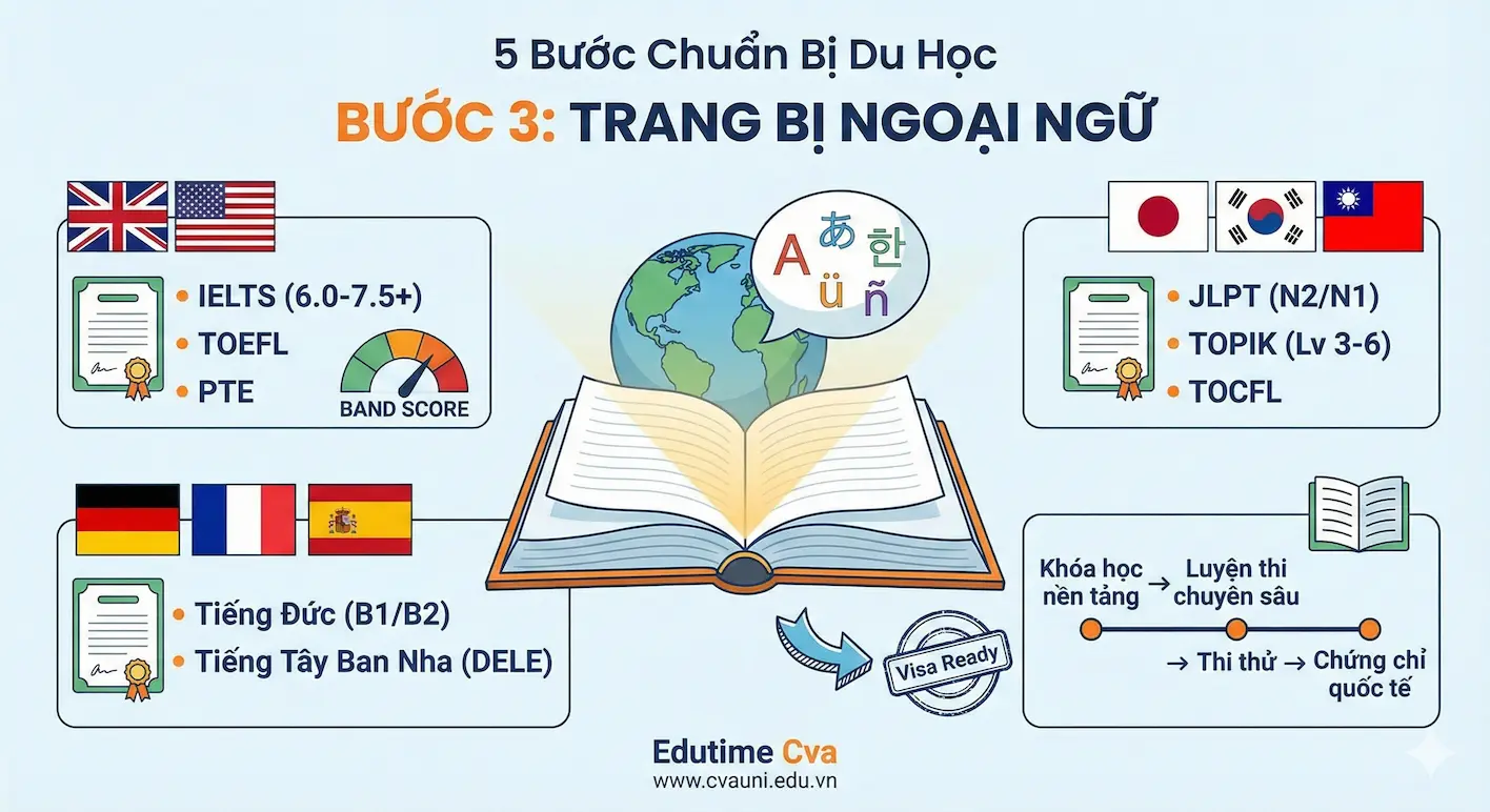 Trang Bị Ngoại Ngữ du học