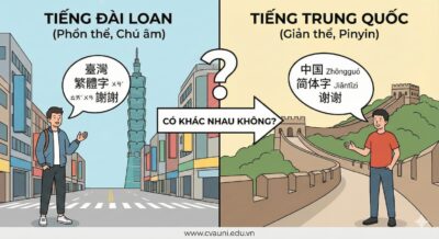 Tiếng Đài Loan Có Khác Tiếng Trung Quốc Không