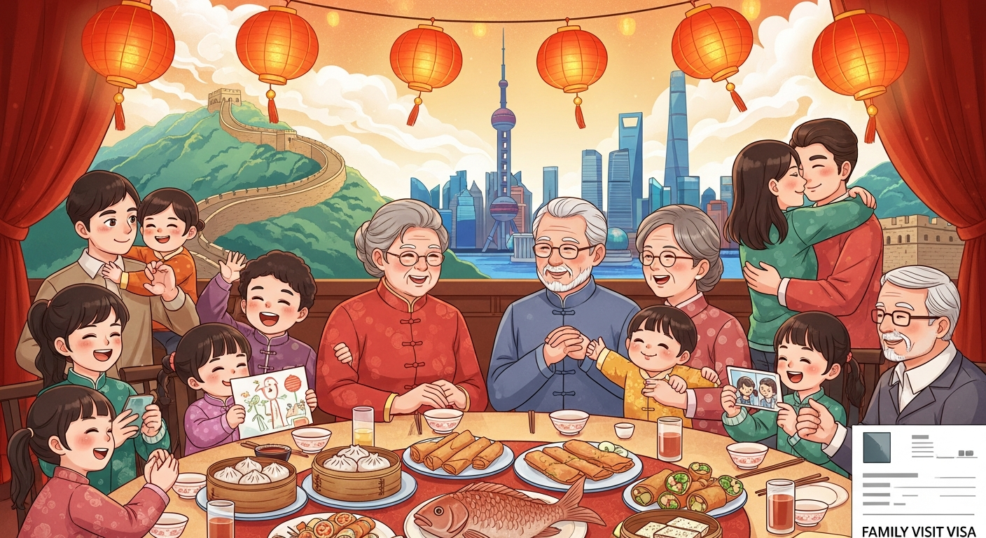 visa thăm thân Trung Quốc