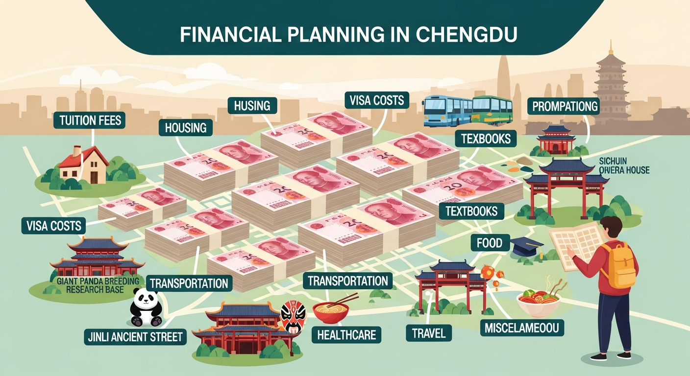 chi phí du học tại Thành Đô