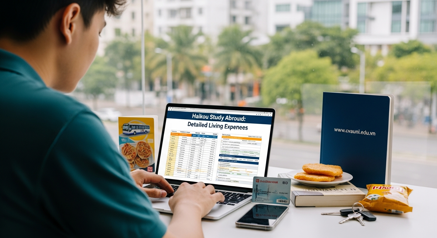 Các Khoản Mục Chi Phí Chi Tiết Khi Du Học Tại Hải Khẩu